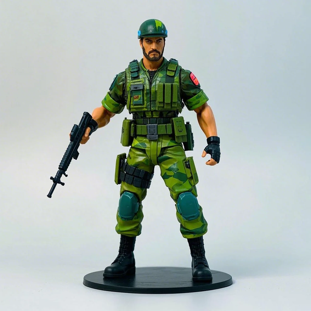 Plastic custom action figure soldier toy hot russian force toy set figura hot small painted 1/6 military action figure
