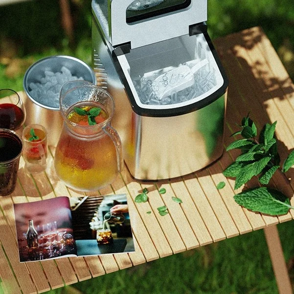 High quality ice maker OEM/ODM home ice tube maker small counter top ice maker 12kgs/24h CB CE SAA GCC UKCA cETL Inmetro KC PSE