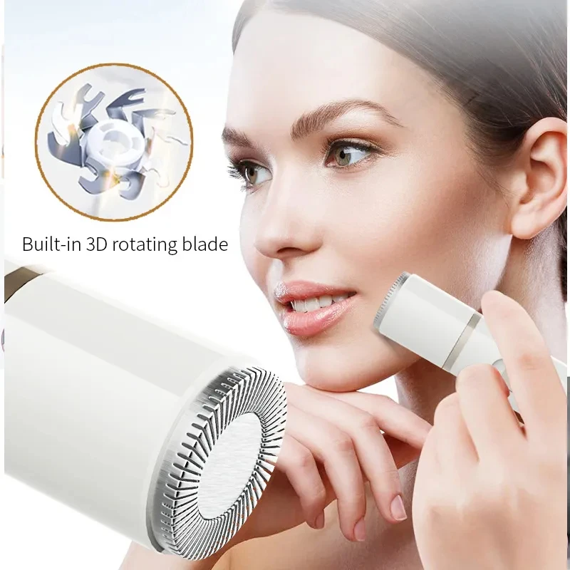 5 in1 Face Cleaning Cordless Rechargeable Epilator Advanced Wet Dry Hair Removal Women Electric Epilator