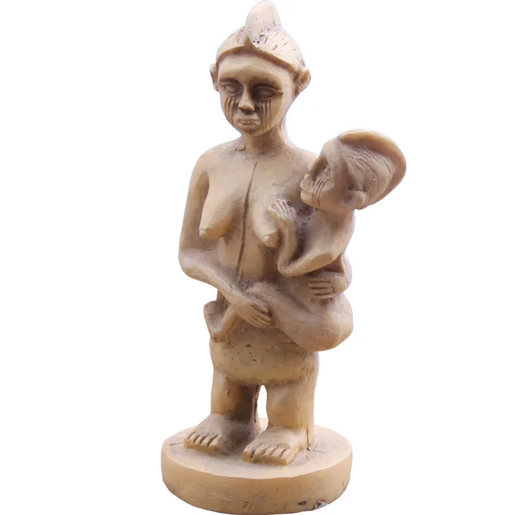 Quyingqiu Resin Figure Great God Mother and Child Mental Game Sandbox Model Diagnostic Equipment