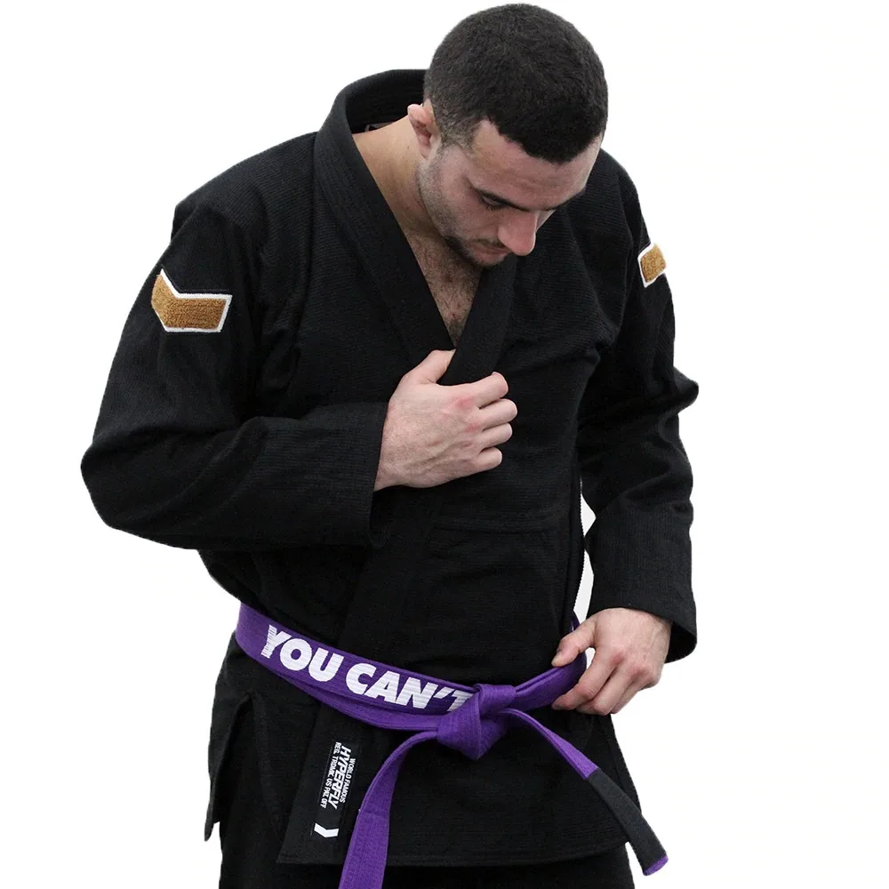 Cheap High quality custom embroidery and custom patches pearl weave fabric 100% cotton bjj gi kimono brazilian jiu jitsu gi