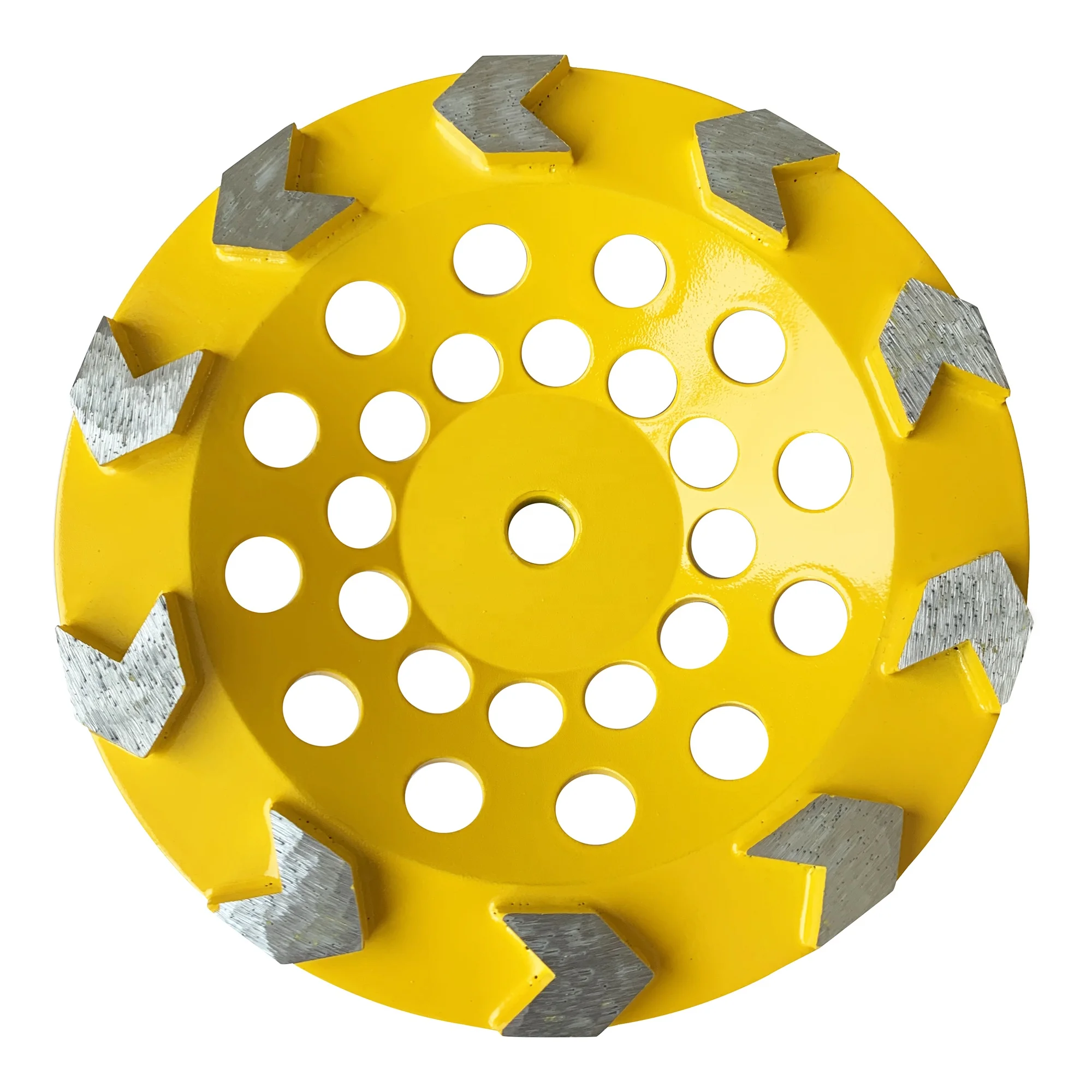 high concentration diamond 7 inch Arrow Segment Diamond Grinding Cup Wheel For Floor Grinding