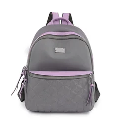 New design nylon waterproof korean style fashion backpack girls school bag