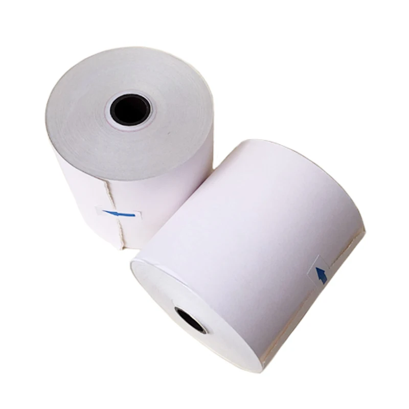 
NCR Carbonless 2ply white yellow thermal receipt paper rolls  (1600090890325)