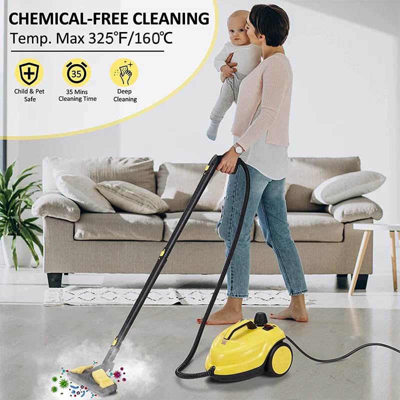 Latest Multi-Purpose Steam Cleaner Powerful Steam Cleaning Tool Floors Cars Kitchen Floor Handheld Upholstery Steam Cleaner