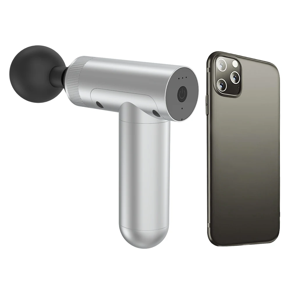 Портативный корпус лицевой панели пистолет мини-массажер для массаж мышц пистолет