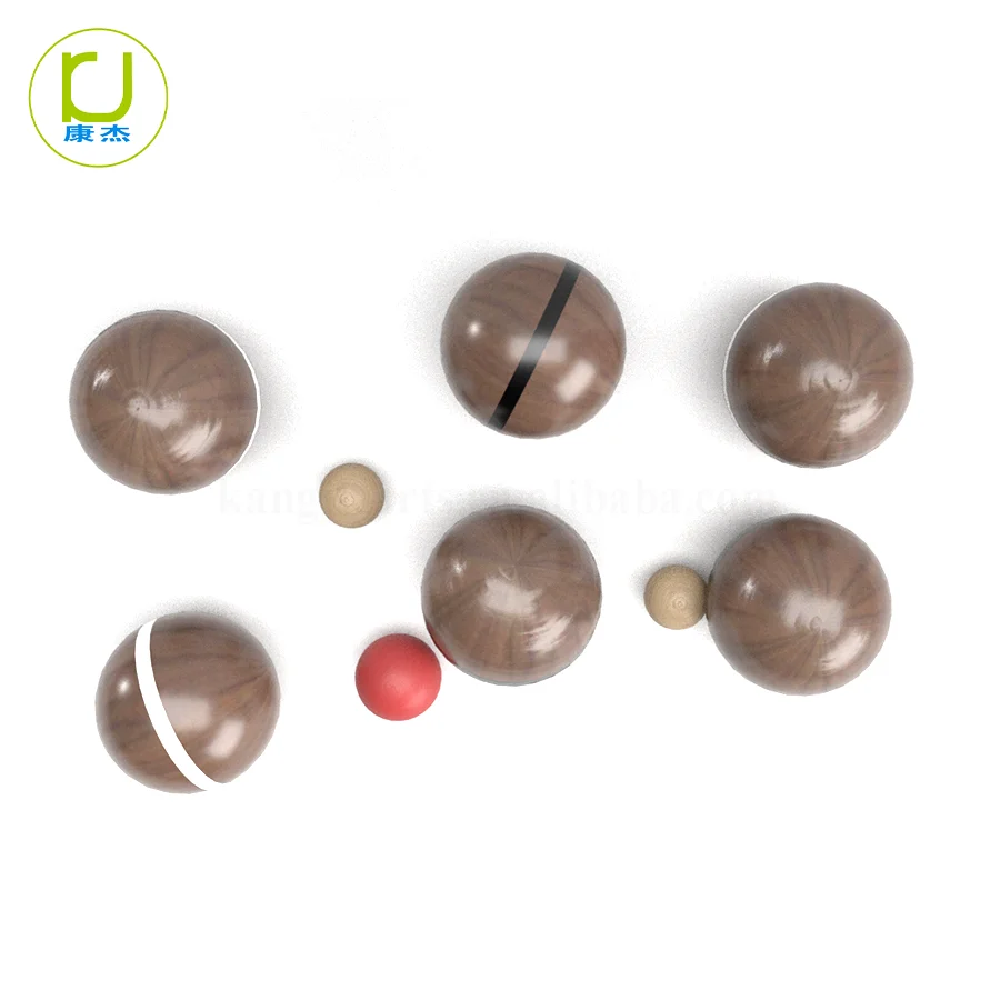 Black and White Monochrome Screen Printing Throwing Game Set Bocce Ball for Kids and Adults