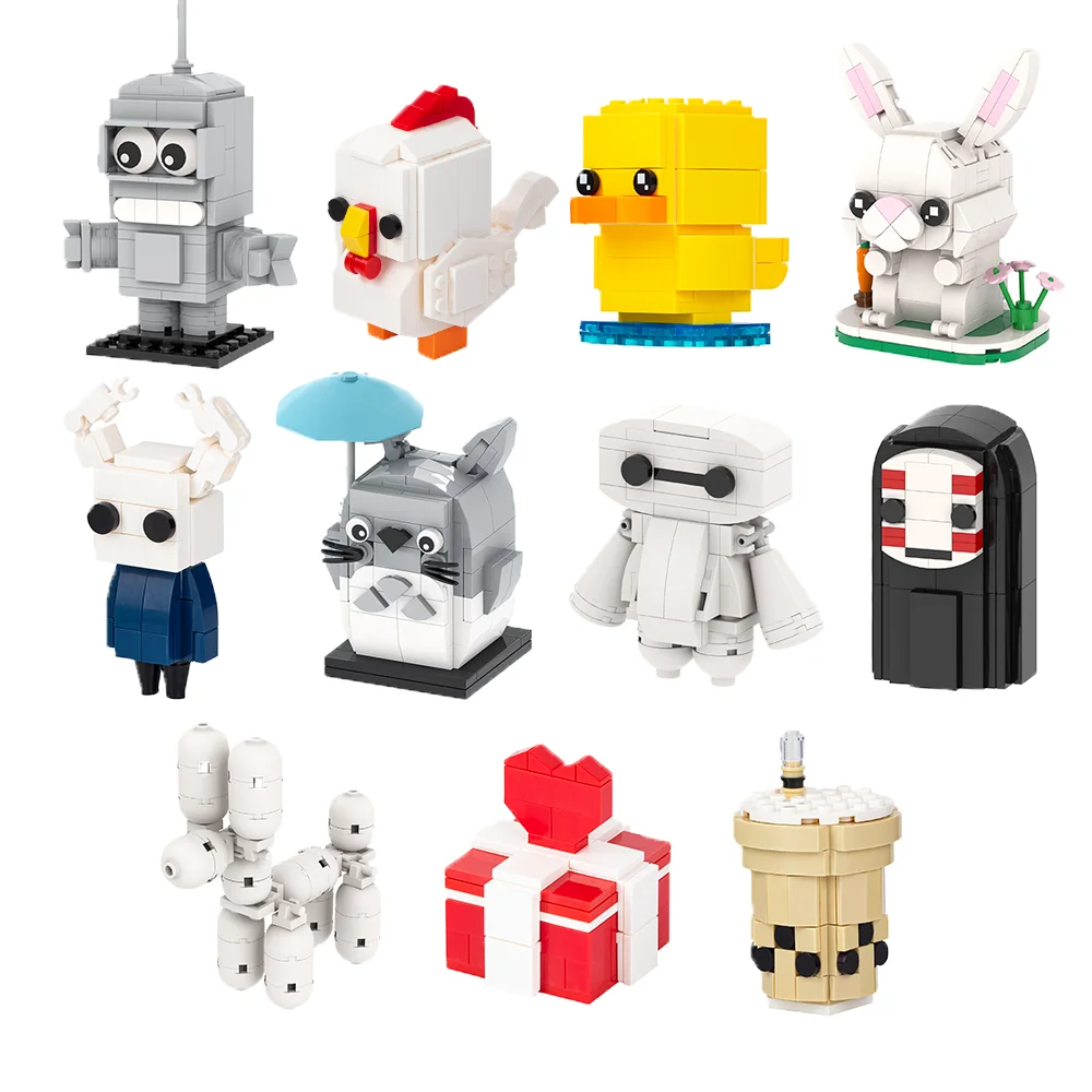 Аниме демон DBZ Chainsawman Tanjirou Brickheadz Diy строительные блоки наборы Развивающие игрушки для детей