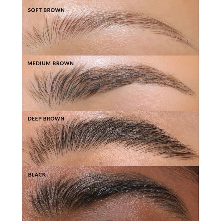 Professional Best Eyebrow cejas Kit Lash and Brow Tint Waterproof Fiber Dark Brown Eyebrow Tint Hybrid Eyebrow Pomade