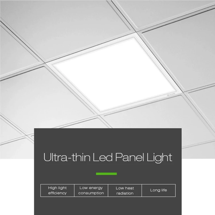 Luminans LED panel light 40W high quality flat panel lamp 595*595mm square aluminum ceiling light panel light for Office mall