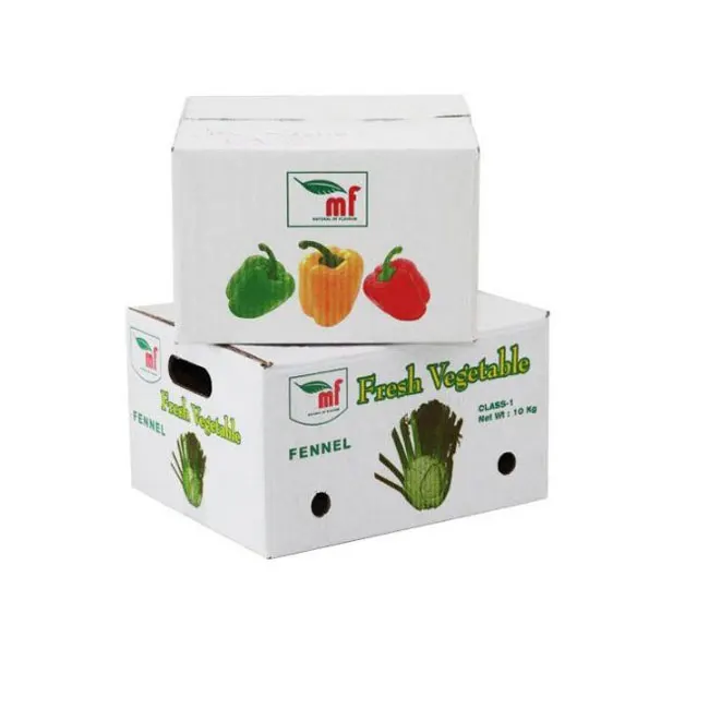 custom fruit cardboard packaging carton box for mango/apple/dates/banana