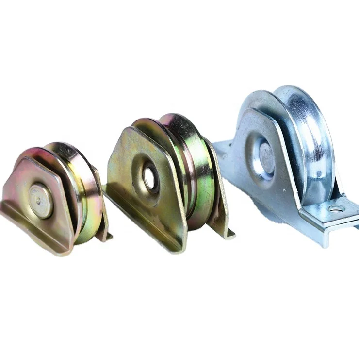 sliding door window track Y U V type roller door track roller wheel heavy duty sliding door tracks and rollers