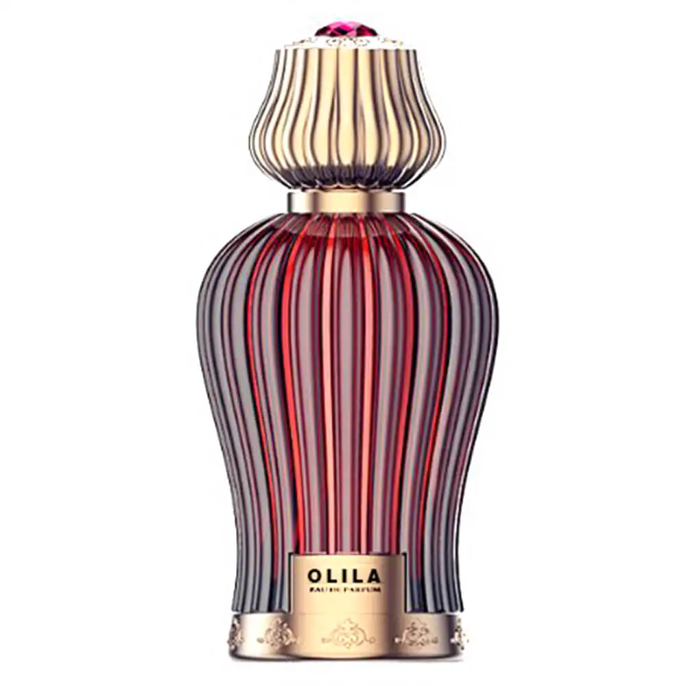 Custom Luxury Gold Crown Glass Perfume Bottle for Dubai 100ml Private label