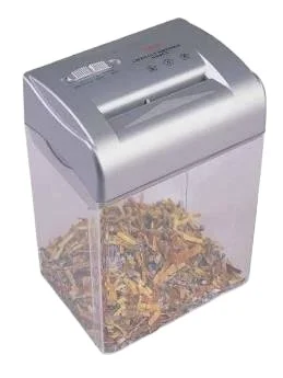 004cc 4 Sheets Of A4 Folded Paper Shredde Cross-Cut Document Shredders Black 4 X 23 Mm Mini For Personal Use