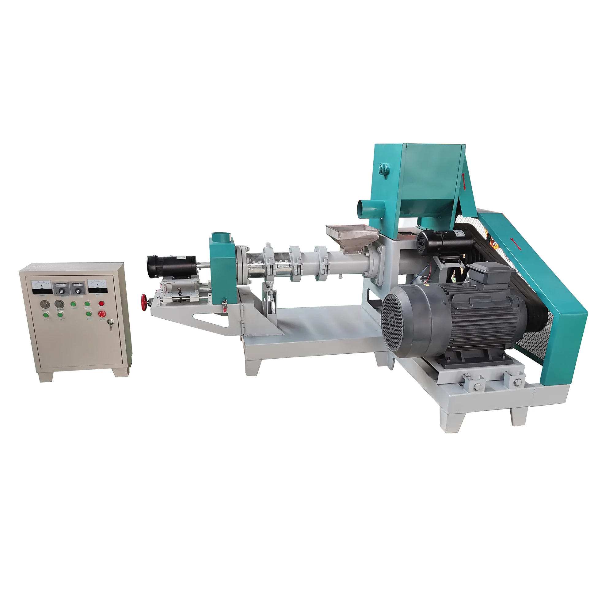 50-500KG/H Fish Feed Extruder Floating Feed Pet Cat Dog Pellet Food Making Machine