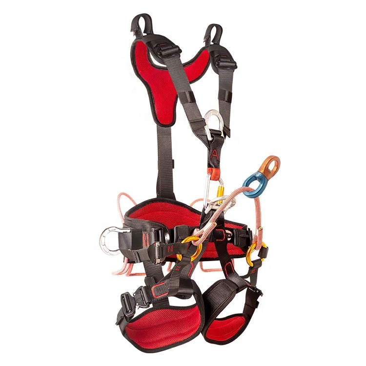 Full-body safety belt multi-tooth ring protection rescue rock climbing Fall protection equipment