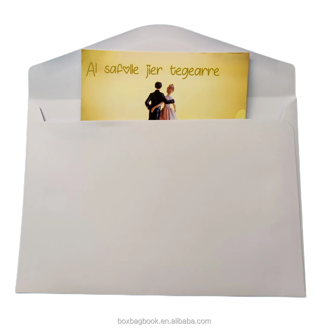 SUNSHINE Custom Ivory White Paper Mailer Envelope A4 Postcard Greeting Card No. #7 C5 229x162 mm 230x160 mm Mailer Packaging Bag