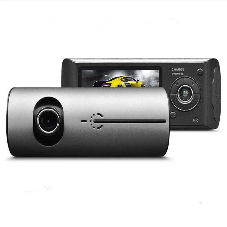 R300 2.7 Inch Screen Driving Recorder GPS Track HD Front And Rear Dual Recording Driving Recorder car black box car dash cam