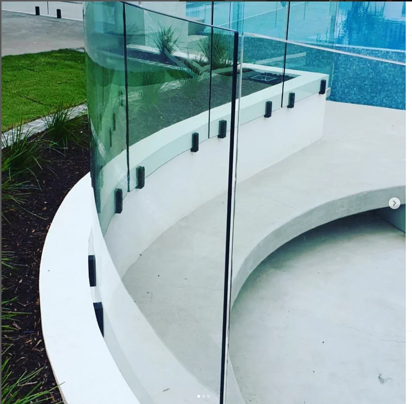 Swimming Pool Canopy Retractable Roof Pool Cover Sliding Glass toughened tempered Furniture glass