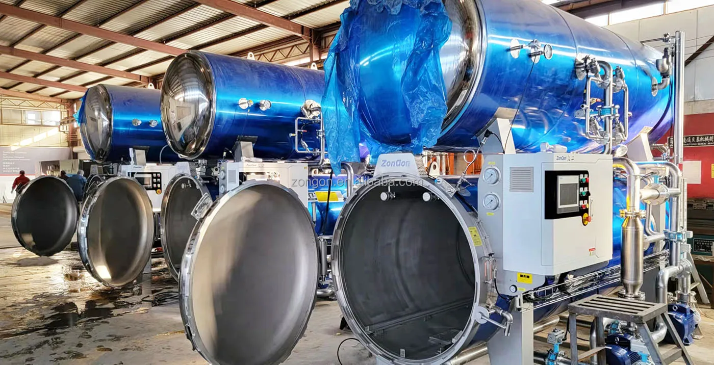 Wet Pet food sterilizer 121 high temperature retort autoclave machine