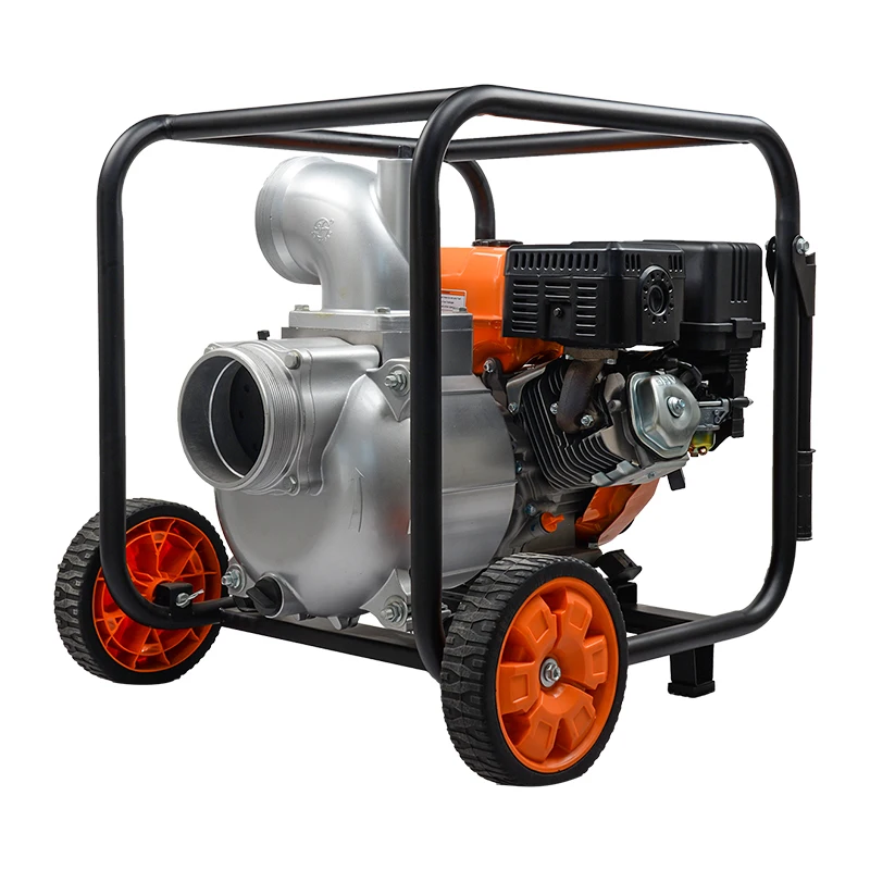 Hwasdan Good quality 4 stroke gasoline engine 4 inch 9hp clean water pump for Agricultural Irrigation