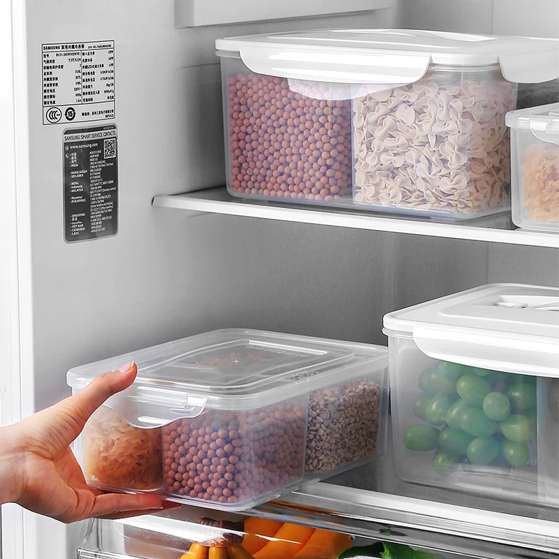 Household airtight vegetable fruit storage container kitchen food fresh fridge storage box & bin
