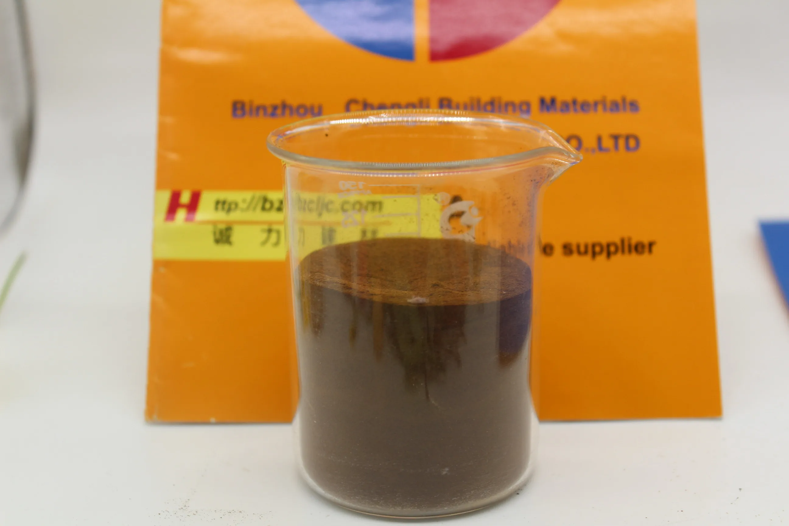 The manufacturer produces calcium lignosulfonate liquid for animal feed