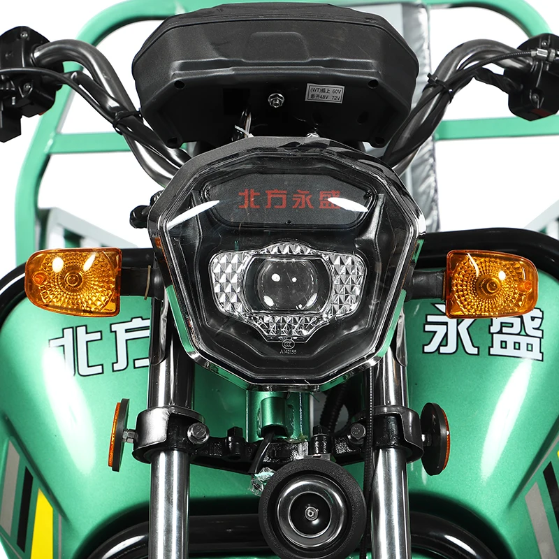 Китай Цена по прейскуранту завода взрослых три колеса 60V 1000W электрические грузовые трехколесные