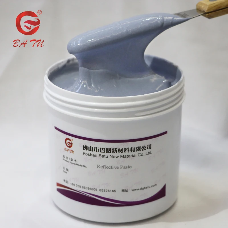 Eco friendly screen printing reflective ink water base reflective paste