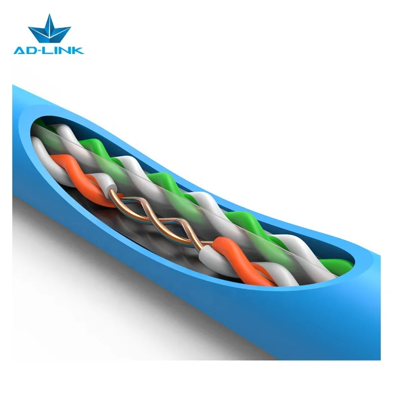 Manufacturer High-quality  Category 6 Unshielded Twisted Pairs  Network Cable Cat6-indoor-utp Cca