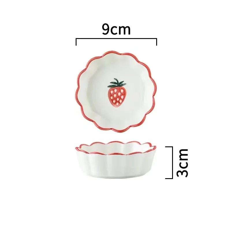 Japanese Creative Home Petal Dish Sustainable Cartoon Animal Snack Plate for Food Sauce Vinegar Oil Dish