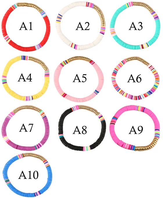 newest fashion women elastic bracelet bincolor glitter acrylic tube bracelet resin bamboo bead Bracelet for girls