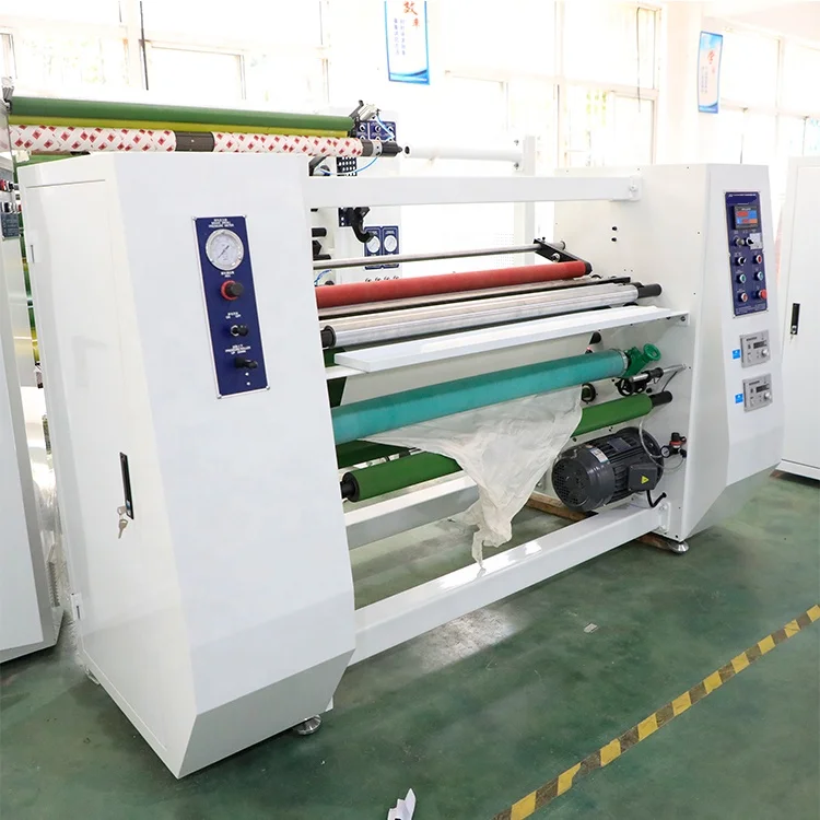 Adhesive medical tape zinc oxide cotton plaster tape jumbo roll rewinding machine