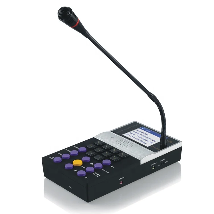 OBT 9808 IP сети Ethernet оповещения по громкой связи беспроводной микрофон для конференц системы оповещения Система внутренней связи