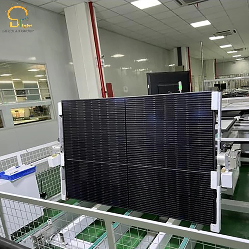 All black half cell  400w 450w solar panel price panel solar 450w PV modules