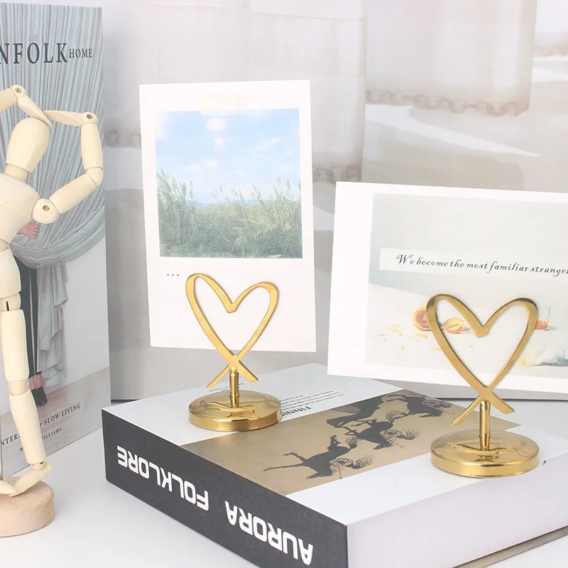 New Arrivals Creative Restaurant Table Number Holder Wedding Place Card Holder Stand