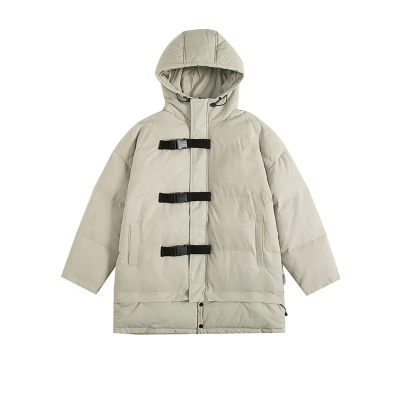 Custom Logo Half Placket Color Contrast Windbreaker Streetwear Zip Up Nylon Windproof Oversized Hooded Anorak Jacket For Men