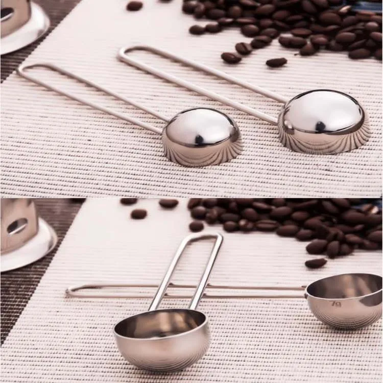 Free Sample Stainless Steel Milk Powder Seasoning Scale Measuring Spoon Home Weighing Gram Spoon