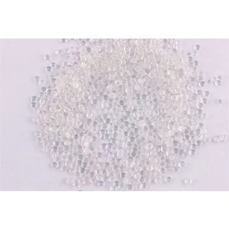 China Supplier Pellets Particles Crystal Transparent Rigid PVC Granules