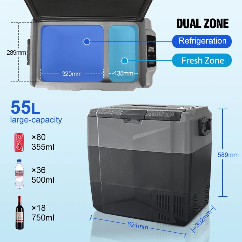 12 Volt Fridge Compressor Car Fridge Dc Built In Mini Bar Fridge Portable Camping Car Refrigerator 12v