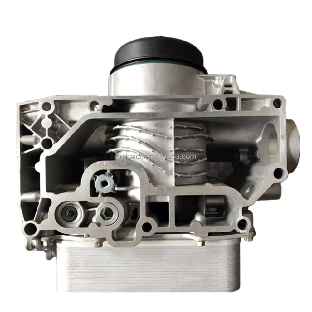 Aluminum Transmission Engine Oil Cooler Kit W/ Oil Filter Assembly for  04905483