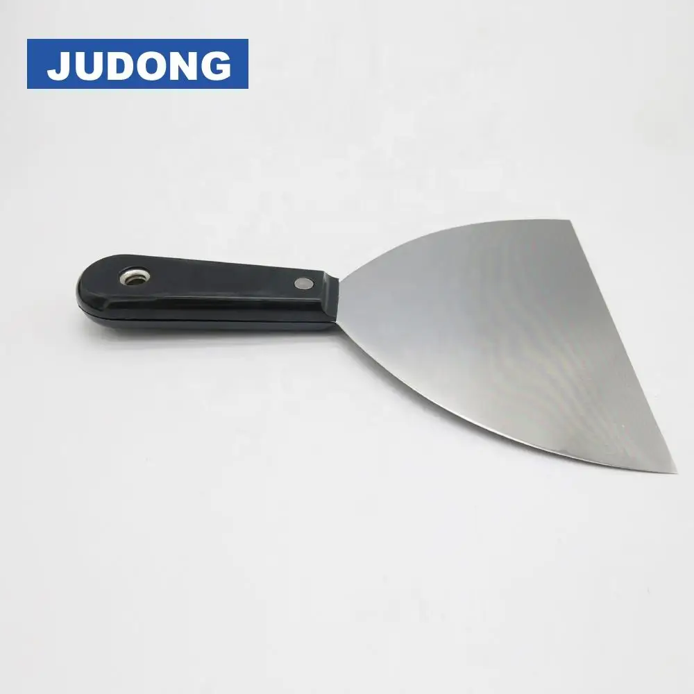 Professional wood handle stainless steel multipurpose putty knife leveling wall scraper cement tool