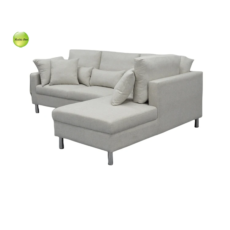 Modern Cheap Sofas L Shape White Luxury Leather Corner Sectional Sofa Set Furniture Living Room