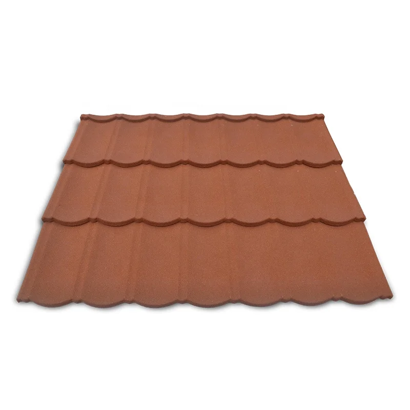 
Building material mediterran colorful stone coated metal roofing tiles 