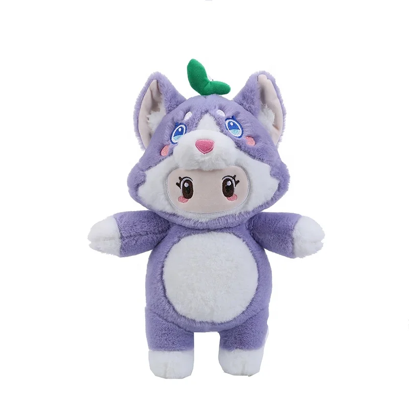 Factory wholesale plush toys Dream Star gifts Children doll Duck Husky fox doll throw pillow