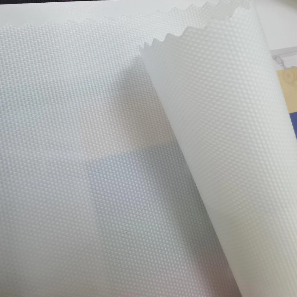 UV Latex print FR waterproof polyester white tent fabric for paper transfer printing and tent displays