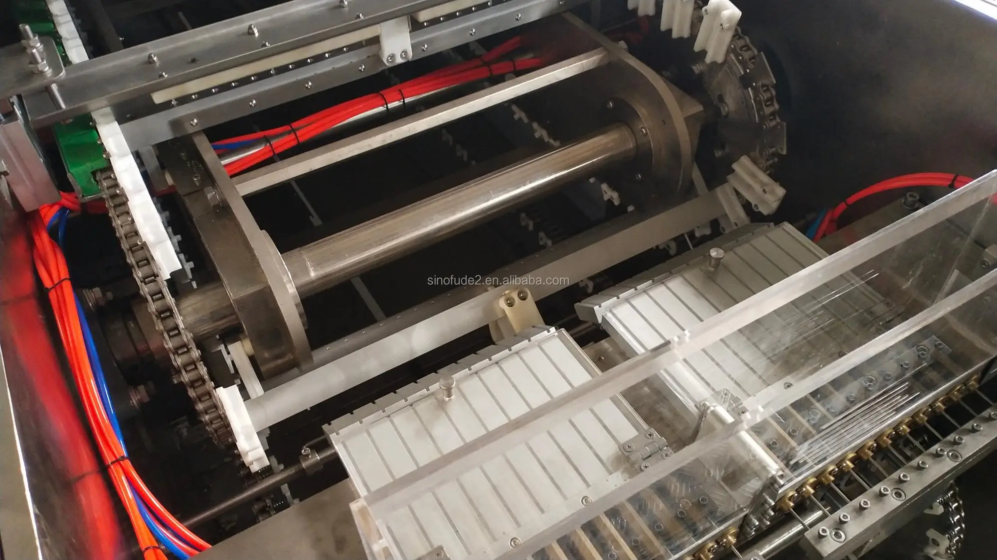 Automatic operation high efficiency ball flat hard candy lollipop sweet swirl making machine production line