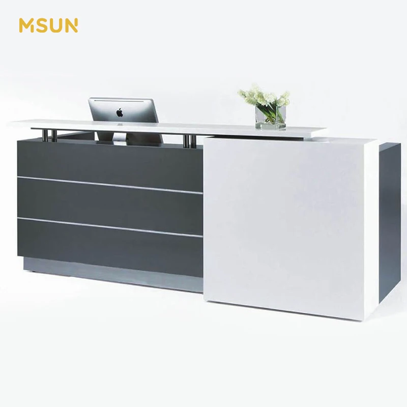 luxury office desk solid surface reception desk modern reception desk