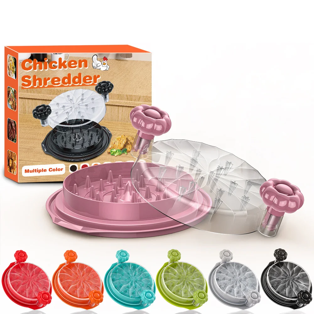 Kitchen Shredder 9.84 Inch BBQ Tools BPA Free Manual Meat Grinder Hand Vegetable Salad Chopper Large Chicken Shredder Tool Twist