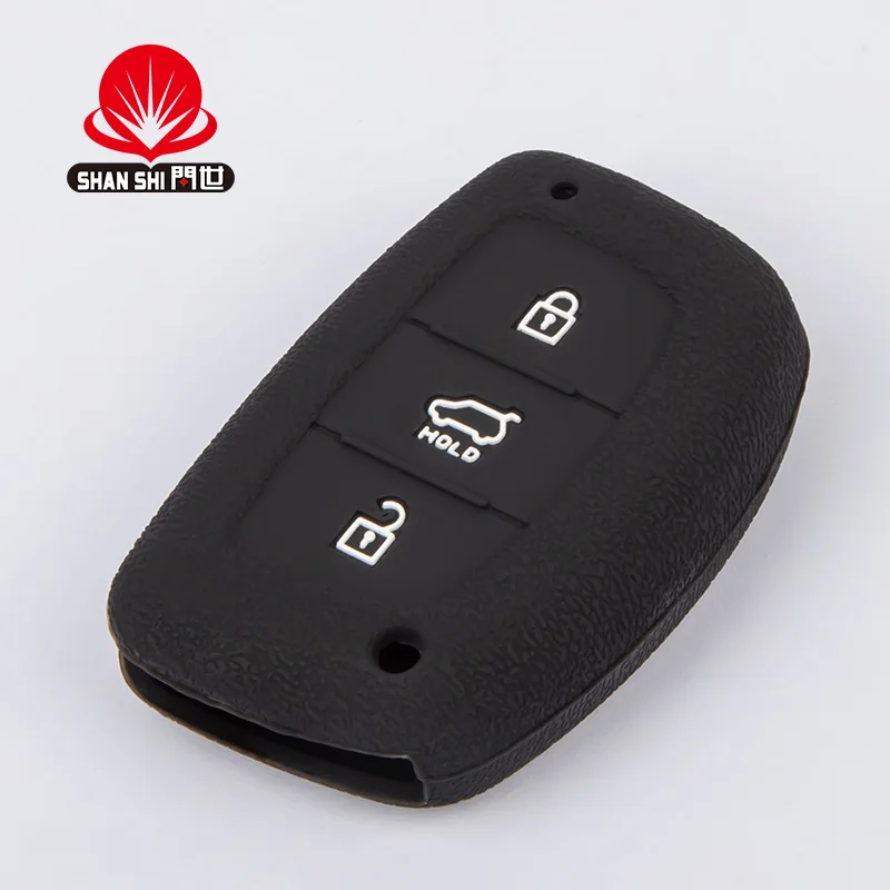 Smart Three Button Car Key Silicone Cover For Hyundai New Tucson